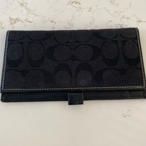 Coach Checkbook Cover